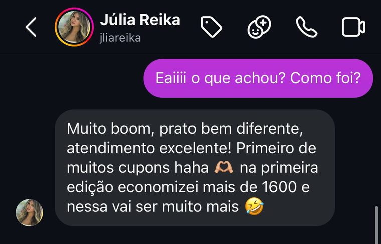 Depoimento de Júlia Reika — Pelotas em Dobro